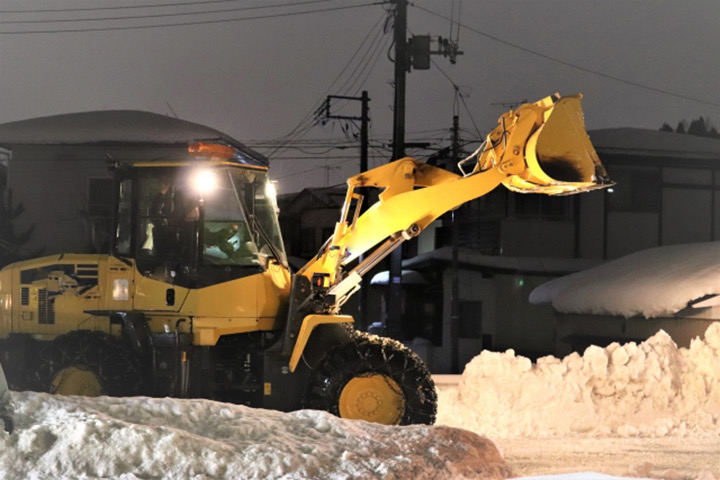 除雪作業